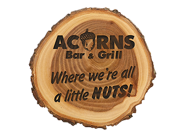 Acorns Engraving
